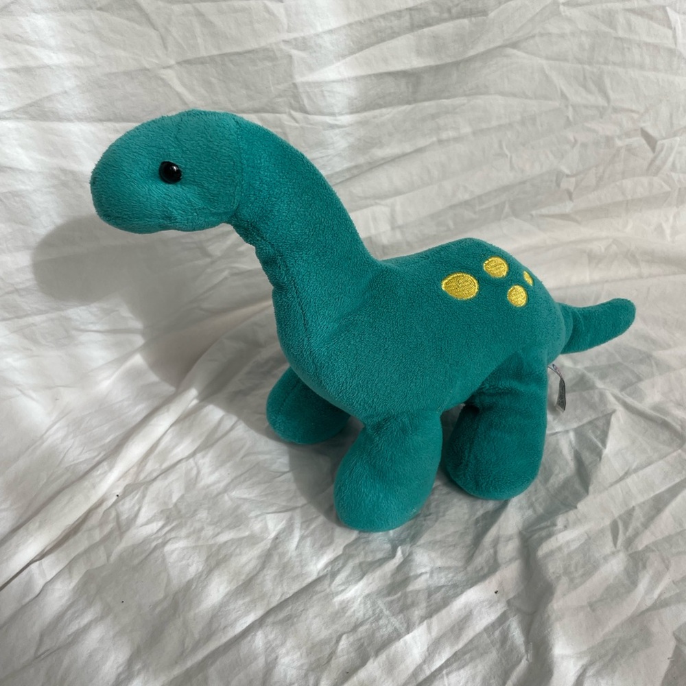 5$ add on * Teal Dinosaur Plush Toy